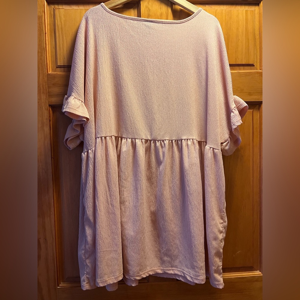 Pink Ruffle Top - Picture 2 of 3